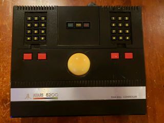Vintage Atari 5200 Trak - Ball Controller And 100 Percent.