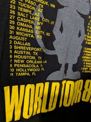 Vintage AC/DC T - Shirt Blow Up Your Video Tour 1988 XL 2