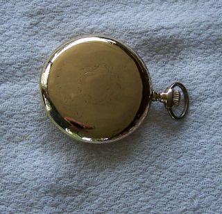 Vintage Elgin 12 Size Pocket Watch Fancy Dial 2