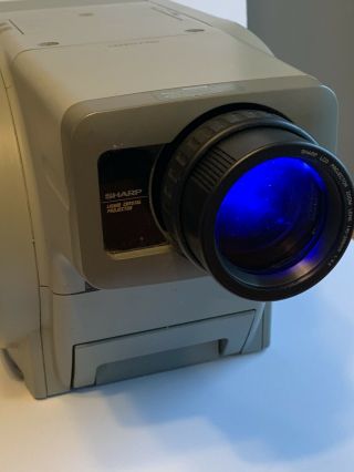 Vtg Sharp Lcd Projector Model No Xg - 1000 Zoom Lens Lamp Liquid Crystal