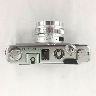 Vintage Yashica Electro 35 GSN Rangefinder 35mm Film Camera 45mm f1.  7 Color Lens 3