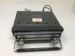 Vintage Panasonic 8 Track Car Stereo Cx - 888su Pre Owned W/ Carriage