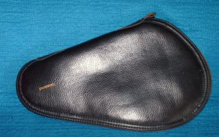 Vintage Browning Black Leather Pistol Case / Rug,  13 " X 8 "