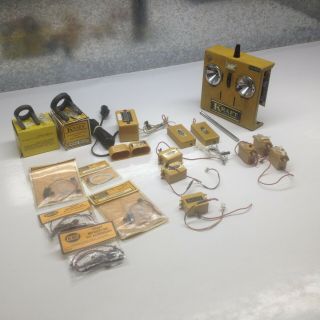 Vintage Kraft Rc Transmitter Part Servos Receivers & Miscellaneous Kraft Parts.