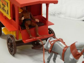 Vintage Empire Legends of the West Peddlers Wagon Nearly Complete W/Box 2107 4