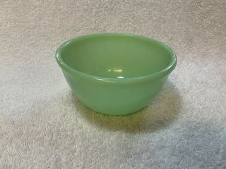 Vintage Fire King Jadeite Number 18 5 Inch Swirl Mixing Bowl Made In Usa