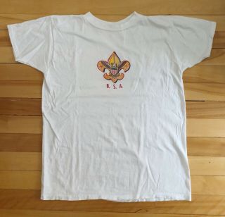 Vintage 1960s Bsa Boy Scouts America Camp T - Shirt