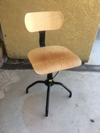 Vintage Bevco Industrial Maple Plywood Chair