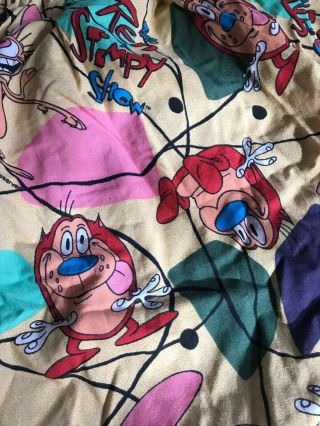 Vintage Ren And Stimpy Show Nickelodeon 1993 MTV Nicktoons Boxer Shorts Yellow 4