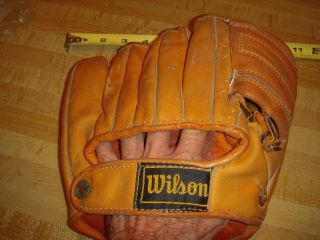 Mlb Vintage Wilson Baseball Glove Al Kaline S.  K.  11 Model Adult Rh Detroit Tiger