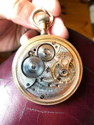 antique waltham pocket watch,  Gold,  Engraved,  Hunter 3