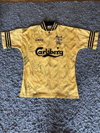 Liverpool Away Shirt 94/96 Mens Large Retro Vintage