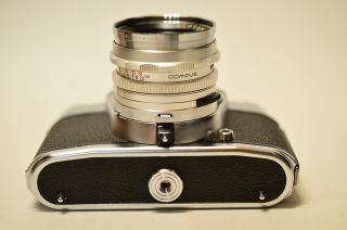 Vintage Voigtlander Bessamatic 35mm Camera w/1:2/50 lens Leather Case 8
