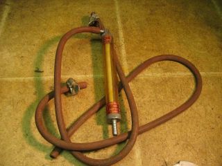 Vintage M&w Dynamometer Gasoline Flow Meter Gauge 380 - Px Dyno