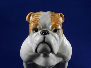 Vintage Royal Doulton English Bulldog Puppy Dog Figurine Sitting Figural