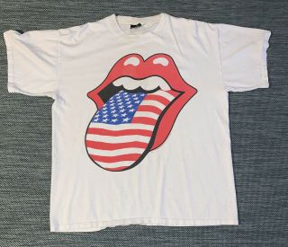 Vintage 1994/1995 The Rolling Stones Voodoo Lounge Tour Tee Size Xl