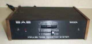 Sae 5000a Impulse Noise Reduction - Vintage Pop Click And Scratch Suppressor