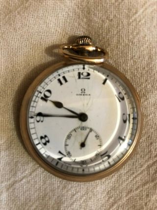4 Vintage Pocket Watches for Repair or Parts - 1 silver case - Mignon,  Omega,  C 7