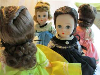 Vintage Madame Alexander - 4 Little Women Dolls - 8 Inches Tall