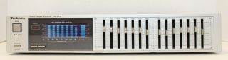 Techinics Sh - 8044 Graphic Stereo Frequency Equalizer Eq Vintage -