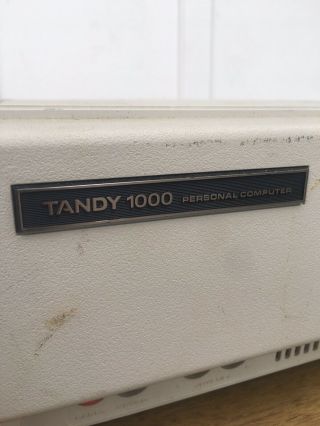 Vintage Tandy 1000 Desktop Computer 2
