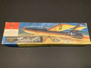 Vintage 1st Issue Lindberg Republic F - 91 Thunderceptor Rare