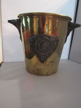 Vintage Brass Wine Cooler