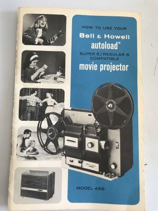 Vintage Bell & Howell Autoload 8mm Movie Projector 466ZB NIB 5