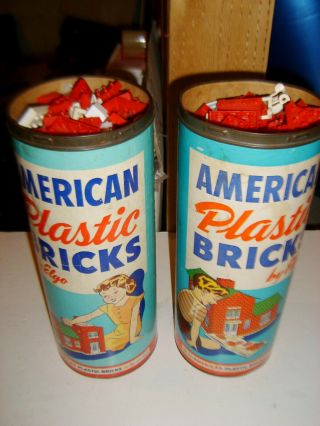 Vintage American Plastic Bricks By Elgo No.  725