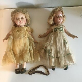 Vintage Madame Alexander Hard Plastic Dolls