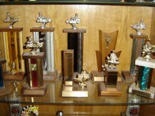 10 Vintage Go Kart Trophies All Of Them Over 50 Years Old