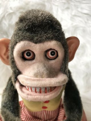 VINTAGE JOLLY CHIMP CLAPPING MONKEY BATTERY OPERATED TOY MADE IN JAPAN BY C.  K. 2