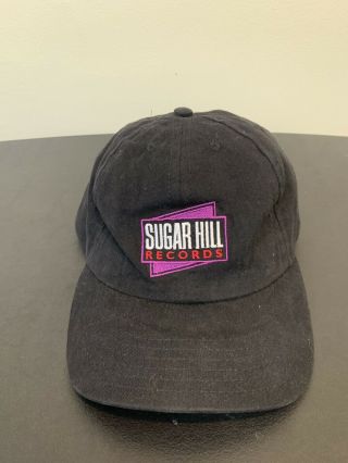 Sugar Hill Records Vintage 90s Snapback Hat Judge Straight Edge Nyc Hip Hop Funk