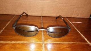 Vintage Revo Stealth Mirror City Rectangle Sunglasses 1416/044 W/ Revo Case