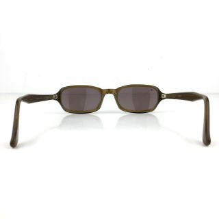 Vintage Rare Stussy Eyegear Morgan Black Brown Rectangle Sunglasses 2