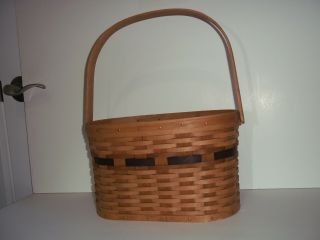 B vtg becky Large Hand Woven basket 2