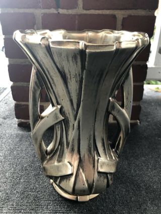 Vintage Mccoy Strap Double Handled Vase 12” Mcm Style Late 1940 