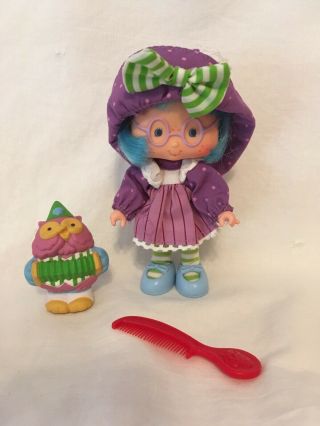 1980s Strawberry Shortcake Party Pleaser Plum Pudding With Owl