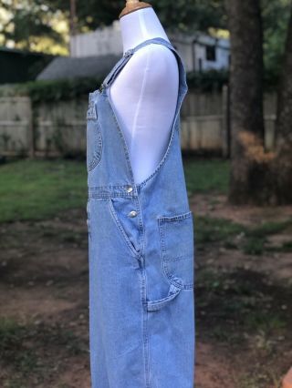Vintage Denim Dungarees Riveted By Lee Size M Women 