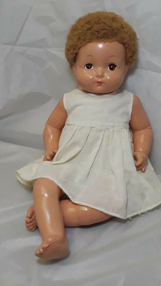 Effanbee Sweetie Pie ? Caracul Wig Doll 24 " Tall Circa 1950 
