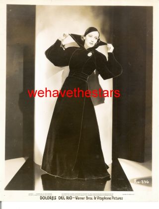 Vintage Dolores Del Rio Gorgeous Glamour Fashion 
