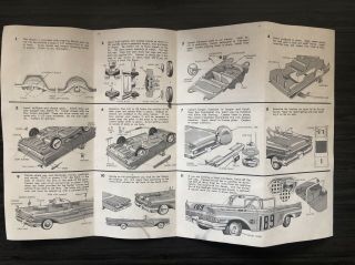 59 Mercury 3 in 1 Convertible Customizing Kit 139 AMT Parts/Original Box 5