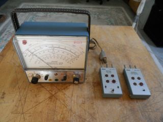 Vintage Rca Dynamic Transistor/fet Tester Wt524a With 2 Probes