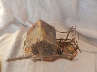 Vintage Metal (Copper?) Music Box Windmill Hong Kong Windmill of Your Mind 6
