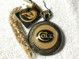 Franklin Colt 1911.  45 Caliber Automatic Firearms Factory Pocket Watch