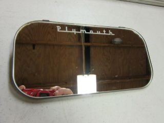 Vintage 50 ' s 60 ' s Plymouth Accessory Sun Visor Vanity Clip On Mirror (G19) 2