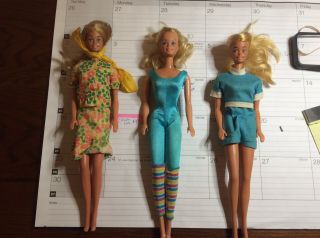 Vintage 60’s Barbie Dolls And Clothes