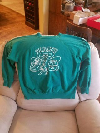 St Pats Sweatshirt,  Vintage 1976,  Umr Rolla,  Rare Item Missouri S&t