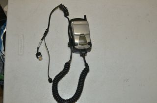 VINTAGE Mercedes Benz Motorola Timeport Startac FLIP PHONE Model Q6820637 2
