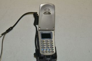 VINTAGE Mercedes Benz Motorola Timeport Startac FLIP PHONE Model Q6820637 4
